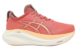 Asics GEL-Nimbus 27 D Wide WMNS Dark Pink Clay / Orange Glow