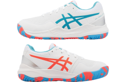 Asics GEL-Resolution 9 GS White / Aquarium