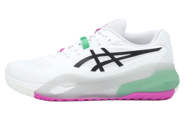 Asics Gel-Resolution X 2E Wide White / Aurora Green