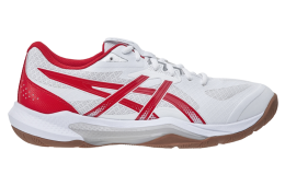 Asics GEL-Tactic 13 2E Wide White / Fiery Red