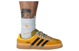 Bad Bunny X Adidas Gazelle Indoor Solar Gold / Core Black