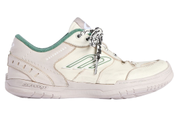 Balenciaga Hamptons Medium Worn-Out Beige / Green