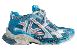 Balenciaga Runner Marathon Blue / Silver