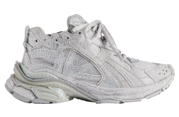 Balenciaga Runner With Rhinestones Light Grey