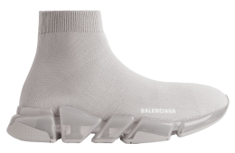 Balenciaga Speed 2.0 Full Clear Sole Recycled Knit Grey