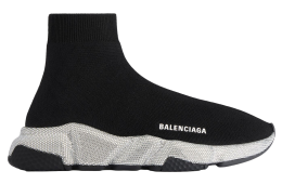 Balenciaga Speed Recycled Knit With Rhinestones Black