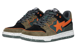 Bape Sk8 Sta #1 Beige / Orange / Grey