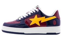 Bape Sta #5-1 WMNS Burgundy / Yellow