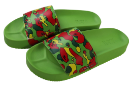 Bape X Hayn Sta Camo Slide Sandals Multi