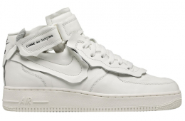 Comme des Garcons x Nike Air Force 1 Mid White