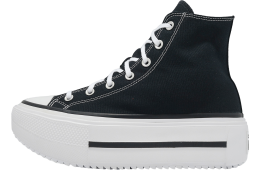 Converse Chuck Taylor All Star Lift Double Stack HI Black / White