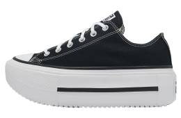 Converse Chuck Taylor All Star Lift Double Stack Low Black / White