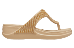 Crocs Boca Bling Flip Wedge WMNS Chai