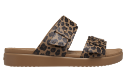 Crocs Brooklyn Animal Buckle Low Low WMNS Sepia / Leopard