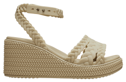 Crocs Brooklyn Woven Ankle Strap Wedge WMNS Chai