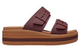 Crocs Brooklyn Woven Buckle WMNS Dark Clay