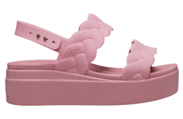 Crocs Brooklyn Woven Low Wedge WMNS Rosette