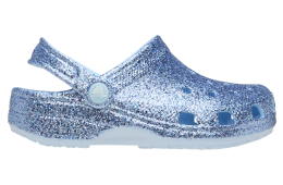 Crocs Classic Chunky Glitter Clog GS Blue Frost