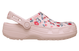 Crocs Classic Crafted Floral Clog Cotton Candy