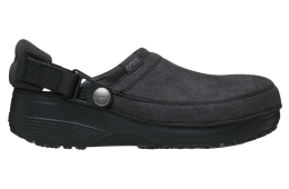 Crocs Classic Crafted Vegan Suede Clog Black