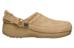 Crocs Classic Crafted Vegan Suede Clog Cashew