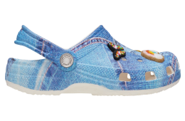 Crocs Classic Denim Patch Clog GS White / Multi