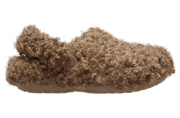 Crocs Classic Faux Doodle Fur Clog Sepia