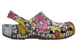 Crocs Classic Floral Clog Dark Cherry / Multi