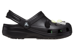 Crocs Classic Glow-in-the-dark Black Cat Clog GS Black
