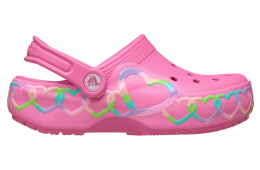 Crocs Classic Heart Lights Clog GS Pink Lemonade
