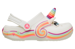 Crocs Classic Iam Unicorn Lights Clog GS Chalk