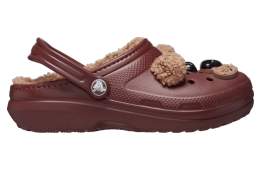 Crocs Classic Lined I AM Brown Bear Clog GS Dark Clay