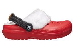 Crocs Classic Lined Santa Clog GS Varsity Red / Multi