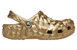 Crocs Classic Metallic Geometric Clog Gold