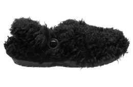Crocs Classic Shaggy Fur Lined Clog Black