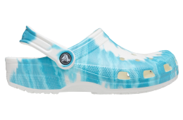 Crocs Classic Tie-Dye Graphic Clog Digital Aqua