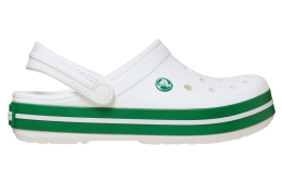 Crocs Crocband Clog White / Green Ivy