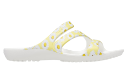 Crocs Kadee II Graphic Sandal WMNS White / Yellow Daisy