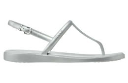 Crocs Miami Metallic Thong Flip WMNS Silver