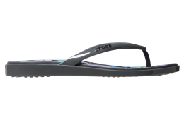 Crocs Miami Round Toe Dark Floral Flip WMNS Black Sand