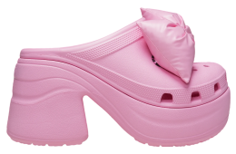 Crocs Siren Bow Clog Pink Tweed