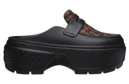 Crocs Stomp Leopard Loafer Black / Multi Animal