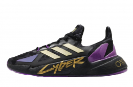 Cyberpunk 2077 x adidas X9000L4 Black Metallic Gold