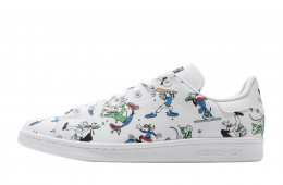 Disney x adidas Stan Smith Goofy White Black