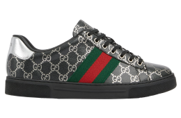 Gucci Ace Black Gg Fabric