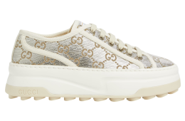 Gucci GG WMNS Metallic Silver Gg Canvas