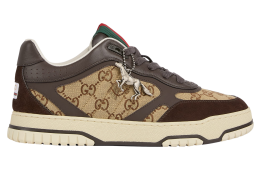 Gucci Re-Web Dark Brown Leather Trim