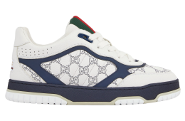 Gucci Re-Web White / Blue Gg Leather