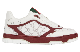 Gucci Re-Web White Gg Leather