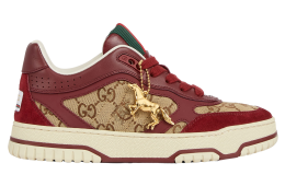 Gucci Re-Web WMNS Rosso Ancora Red Leather Trim